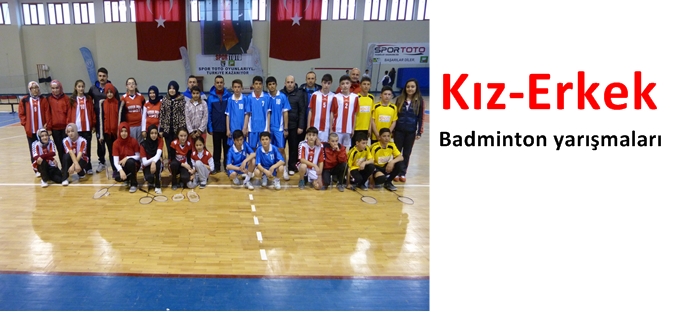 Kız-Erkek Badminton yarışmaları