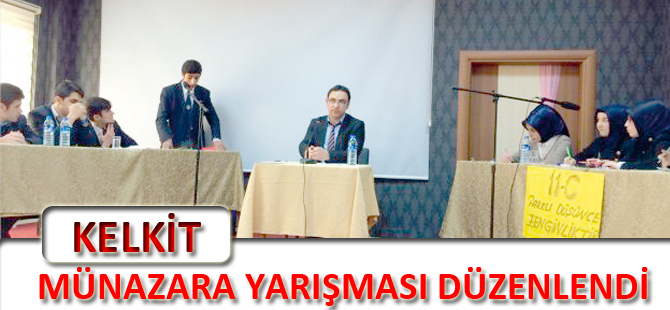 KELKİT’TE MÜNAZARA YARIŞMASI DÜZENLENDİ