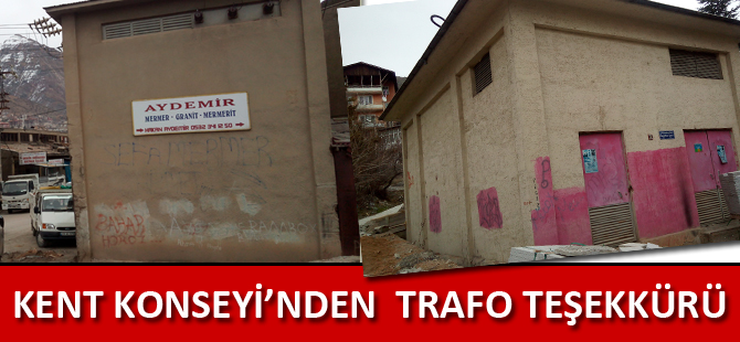 KENT KONSEYİ’NDEN TRAFO TEŞEKKÜRÜ