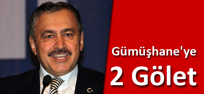 Gümüşhane'ye 2 Gölet