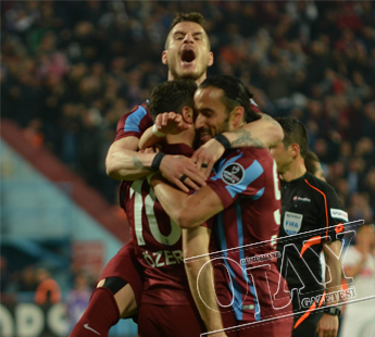 MAÇ SONUCU TRABZONSPOR:2 - GALATASARAY:1