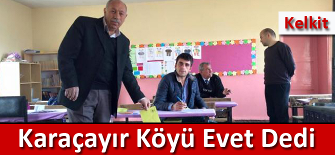 Karaçayır Köyü Evet Dedi