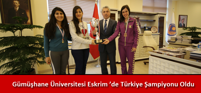 Gümüşhane Üniversitesi Eskrim ’de Türkiye Şampiyonu Oldu