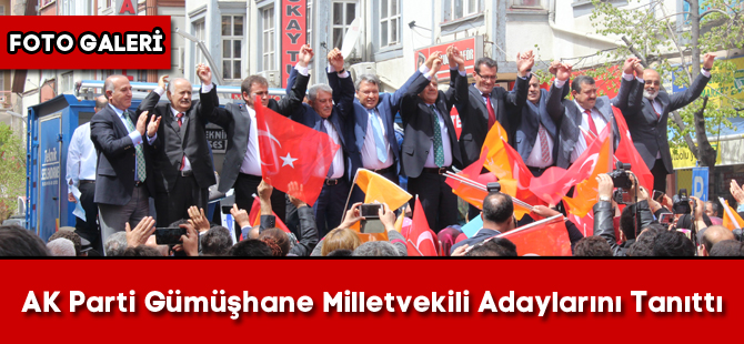 AK Parti Gümüşhane Milletvekili Adaylarını Tanıttı