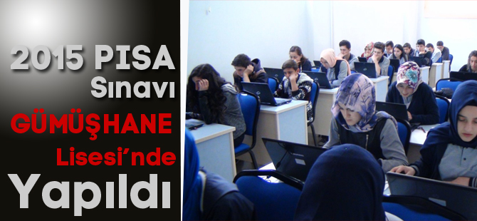 2015 PISA Sınavı Yapıldı