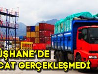 Gümüşhane’de İhracat Gerçekleşmedi