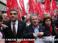 PEKŞEN, 1 MAYIS İŞÇİ BAYRAMI YÜRÜYÜŞÜNE KATILDI