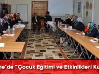 Gümüşhane’de “Çocuk Eğitimi ve Etkinlikleri Kursu” açıldı