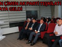 BAŞKAN ÇİMEN AK PARTİ TEŞKİLATI İLE BİR ARAYA GELDİ