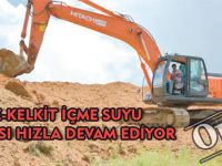 KÖSE-KELKİT İÇME SUYU ÇALIŞMASI HIZLA DEVAM EDİYOR