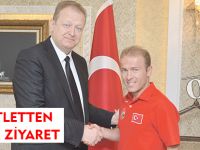 MİLLİ ATLETTEN YAVUZ’A ZİYARET