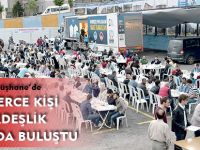 GÜMÜŞHANE’DE YÜZLERCE KİŞİ KARDEŞLİK İFTARINDA BULUŞTU