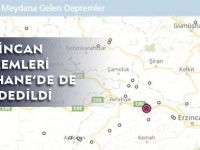 ERZİNCAN DEPREMLERİ GÜMÜŞHANE’DE DE KAYDEDİLDİ
