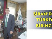 ŞİRAN’DAN TÜRKİYE BİRİNCİSİ