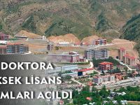 ÜNİVERSİTEDE YENİ DOKTORA VE YÜKSEK LİSANS PROGRAMLARI AÇILDI