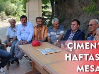 BAŞKAN ÇİMEN'İN HAFTA SONU MESAİSİ