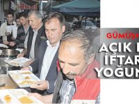 GÜMÜŞHANE’DE AÇIK HAVA İFTARINA YOĞUN İLGİ