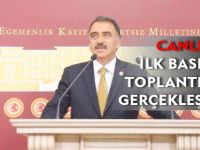 CANLI, İLK BASIN TOPLANTISINI GERÇEKLEŞTİRDİ