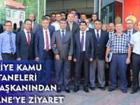 TÜRKİYE KAMU HASTANELERİ KURUM BAŞKANINDAN GÜMÜŞHANE’YE ZİYARET