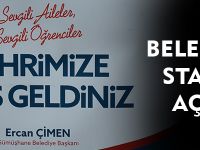 BELEDİYE STAND AÇTI