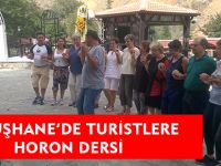 GÜMÜŞHANE'DE TURİSTLERE HORON DERSİ