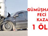 GÜMÜŞHANE'DE FECİ KAZA: 1 ÖLÜ