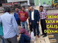 "İKİNCİ ASMA YAYA KÖPRÜSÜ ÇALIŞMALARI DEVAM EDİYOR"