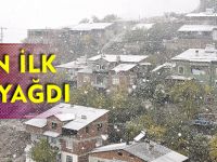 GÜMÜŞHANE İL MERKEZİNE YILIN İLK KARI YAĞDI