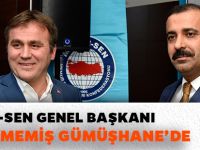 SAĞLIK-SEN GENEL BAŞKANI METİN MEMİŞ GÜMÜŞHANE’DE