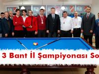 Bilardo 3 Bant İl Şampiyonası Sona Erdi