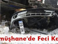 Gümüşhane'de Feci Kaza