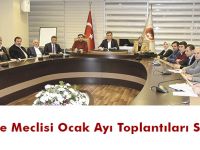 Belediye Meclisi Ocak ayı toplantıları sona erdi