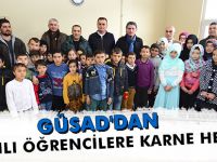 GÜSAD'DAN BAŞARILI ÖĞRENCİLERE KARNE HEDİYESİ
