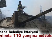 Gümüşhane Belediye İtfaiyesi 2015 yılında 110 yangına müdahale etti