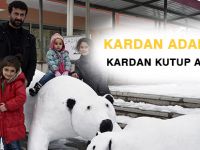 KARDAN ADAM DEĞİL, KARDAN KUTUP AYISI YAPTI