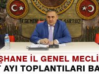 GÜMÜŞHANE İL GENEL MECLİSİ’NİN ŞUBAT AYI TOPLANTILARI BAŞLADI