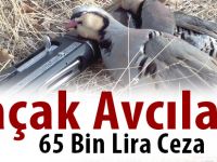 Kaçak Avcılara 65 Bin Lira Ceza