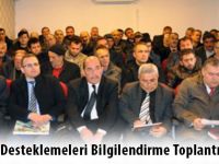 Ahır-Ağıl Desteklemeleri Bilgilendirme Toplantısı Yapıldı