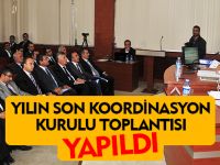 YILIN SON KOORDİNASYON TOPLANTISI YAPILDI