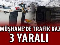 GÜMÜŞHANE’DE TRAFİK KAZASI: 3 YARALI