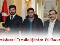 TÜGVA Gümüşhane İl Temsilciliği’nden  Vali Yavuz'a  Ziyaret