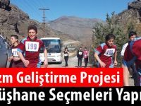 Atletizm Geliştirme Projesi Gümüşhane Seçmeleri Yapıldı