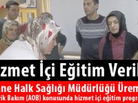 Hizmet İçi Eğitim Verildi