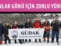 KADINLAR GÜNÜ İÇİN ZORLU YÜRÜYÜŞ