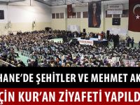 GÜMÜŞHANE’DE ŞEHİTLER VE MEHMET AKİF ERSOY İÇİN KUR’AN ZİYAFETİ YAPILDI