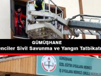 Özel Öğrenciler Sivil Savunma ve Yangın Tatbikatına Katıldı