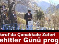 Torul’da Çanakkale Zaferi ve Şehitler Günü programı
