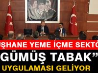 GÜMÜŞHANE YEME İÇME SEKTÖRÜNE “GÜMÜŞ TABAK” UYGULAMASI GELİYOR
