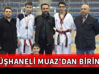 GÜMÜŞHANELİ MUAZ’DAN BİRİNCİLİK