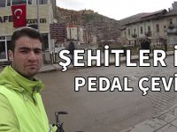 BİSİKLET TUTKUNU ŞEHİTLER İÇİN PEDAL ÇEVİRDİ